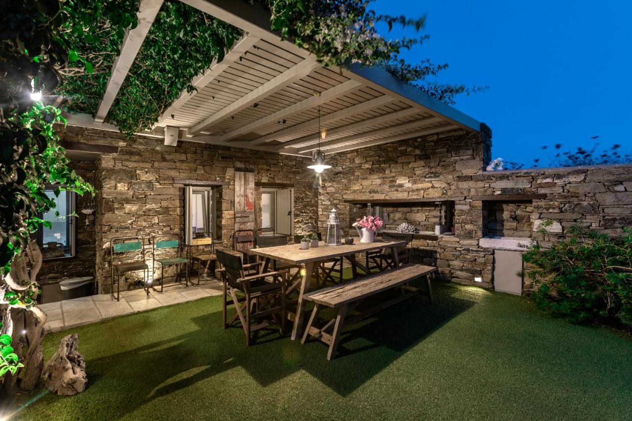 White Tinos Luxury Suites Steni Exterior photo