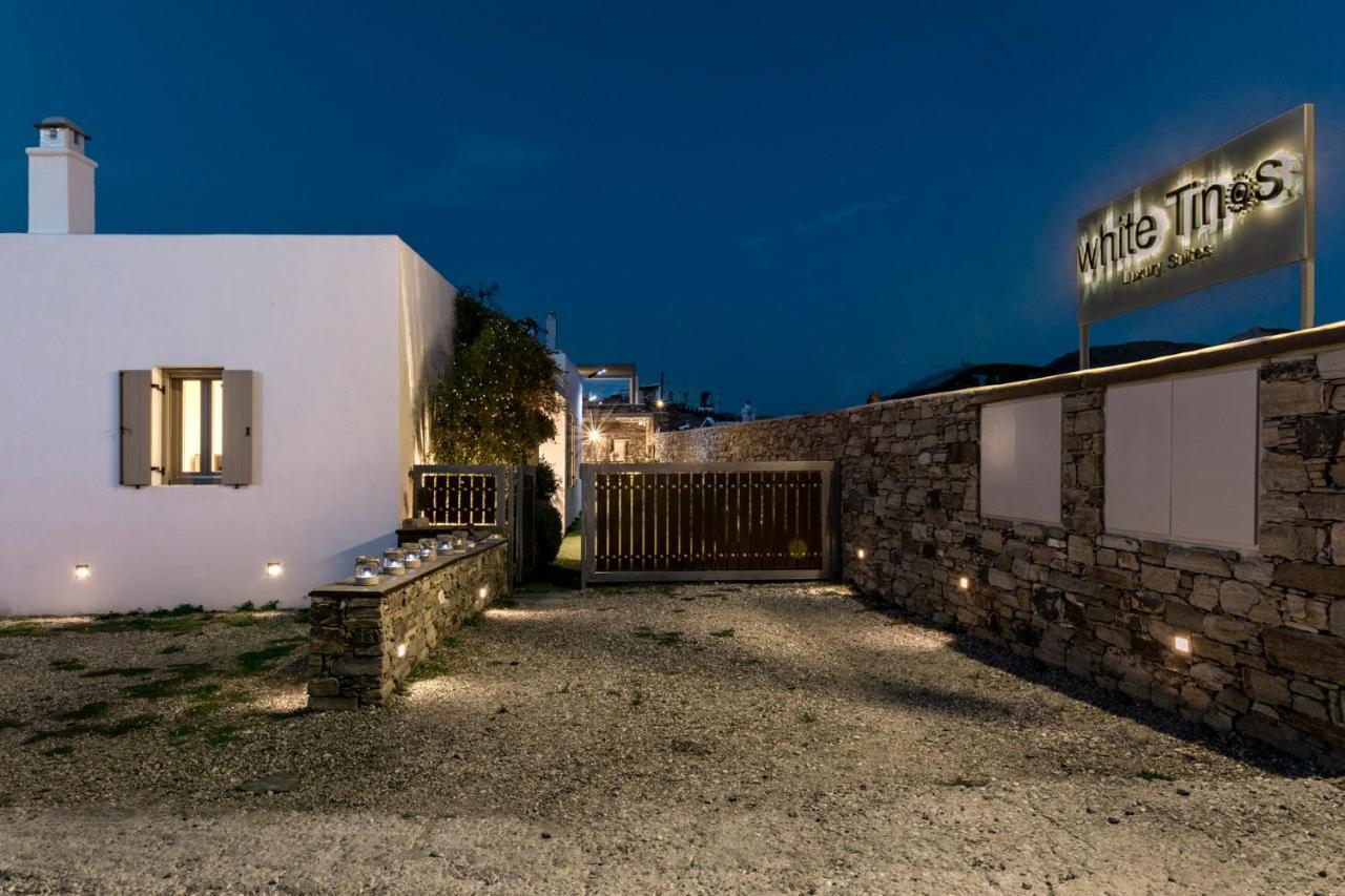 White Tinos Luxury Suites Steni Exterior photo